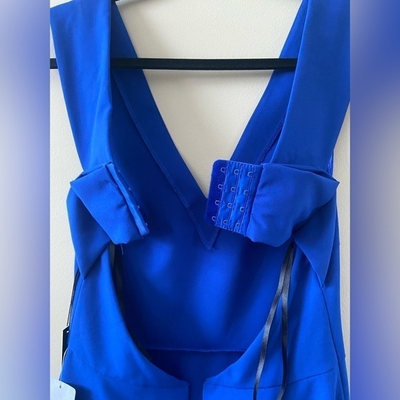 NORDSTROM Felicity & Coco Women's Cutout Fit & Flare Bianca Dress Cobalt Blue XS - Picture 7 of 8